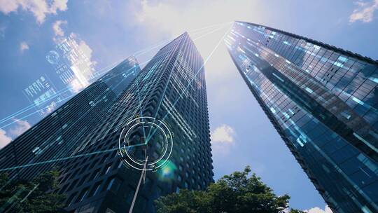 科技城市，智慧互联网5G大数据4k视频