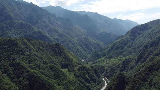 神农架风景区航拍原始素材合集