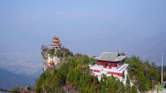 相机摄重庆巫溪云台寺观景台