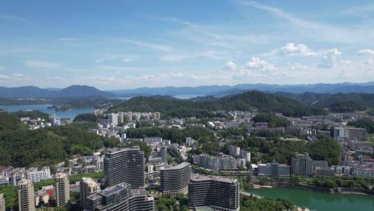 千岛湖城区航拍