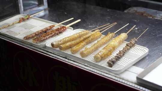 糖葫芦 冰糖葫芦 小吃 美食 夜市