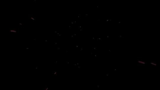 黑色背景粒子特效