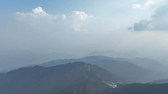 航拍九宫山