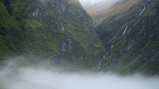 喜马拉雅山，山脉，风景，薄雾