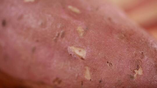 地瓜红薯白薯上的黑斑疤痕