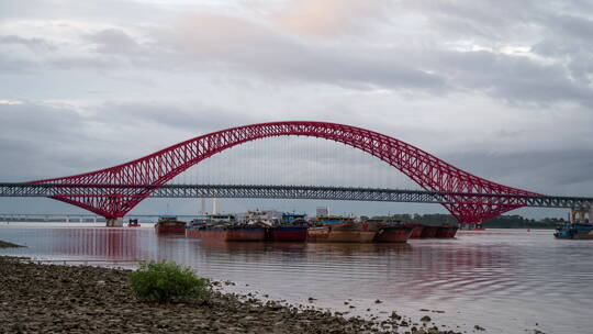 广州南沙明珠湾大桥延时