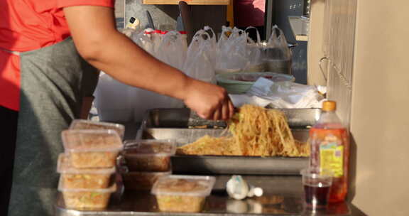 小吃 美食 早餐 烟火气 美食街 街头