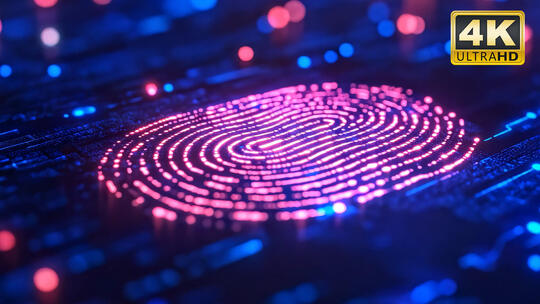 指纹识别智能设备高科技信息技术1