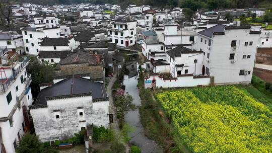 庆源古村春季风光4K航拍