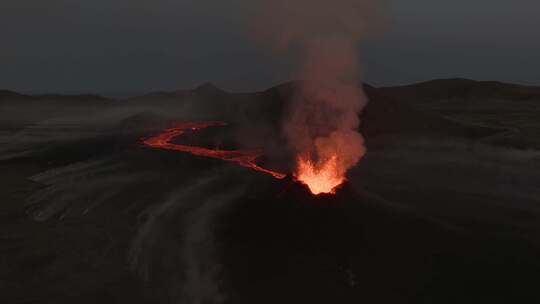 火山，喷发，熔岩，冰岛