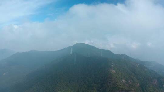 大山深处群山输电线路合集