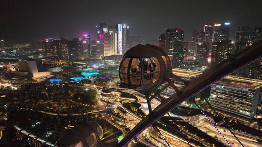 深圳欢乐港湾摩天轮夜景