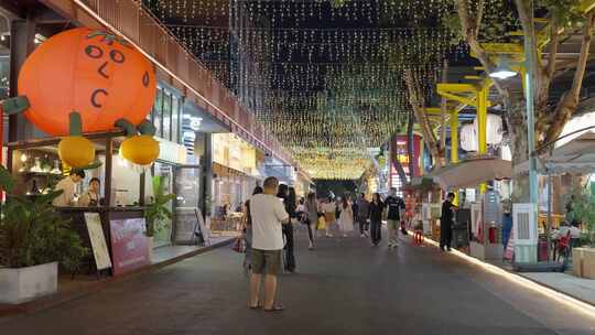 成都东郊记忆夜景城市风光实时