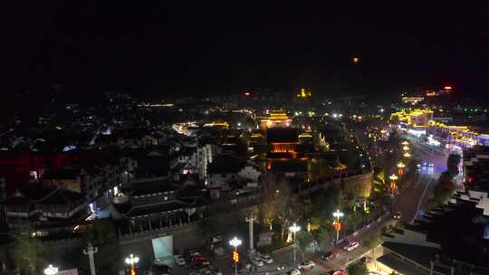 安徽徽州古城夜景