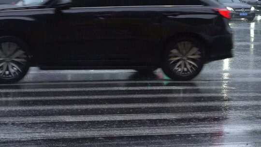 雨天 下雨 城市风光 写意 台风 雨中景色