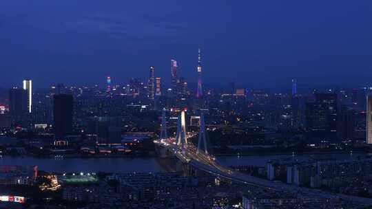 广州之窗 广州洛溪大桥 广州夜景