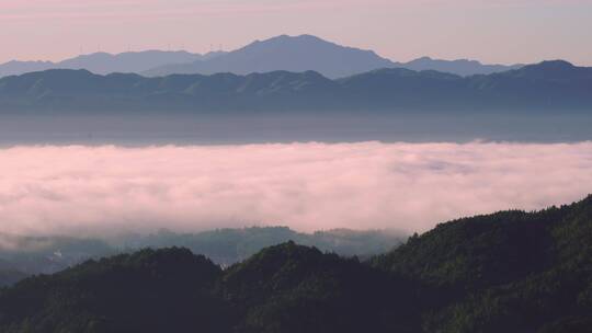 南岳衡山山景云海奇观4k视频视频素材模板下载