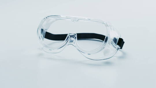 医用防护眼罩护目镜仰摇展示