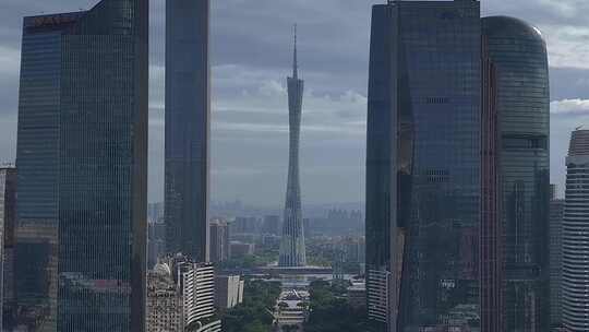 广州航拍/广州塔/大湾区城市地标CBD