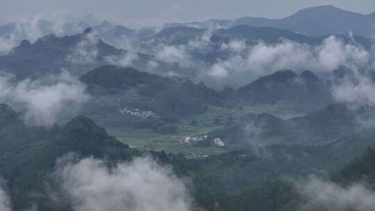 广西山水云海航拍