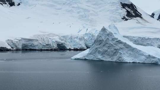冰川融化 北极冰川 南极冰川 冰天雪地视频素材模板下载