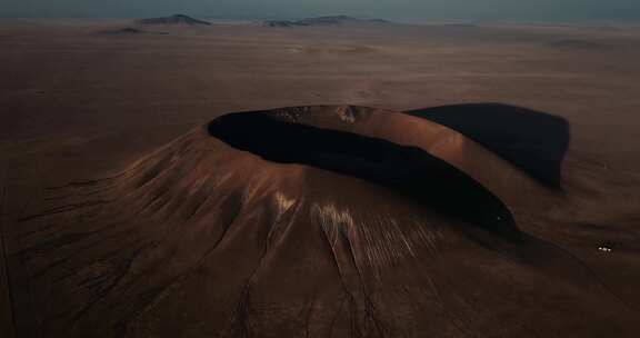 马蹄山火山航拍