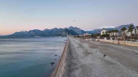 航拍海边风景