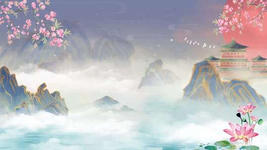 唯美古典舞视频背景