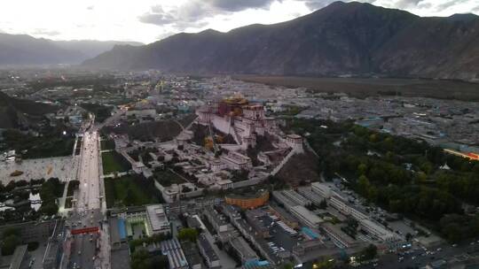 中国西藏航拍视频素材模板下载