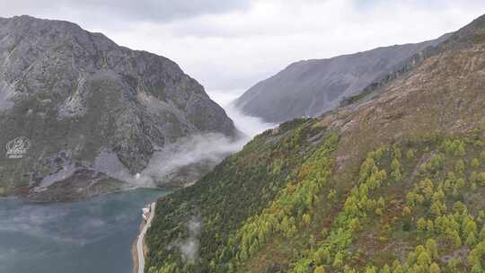 甘孜州康定情歌发源地航拍