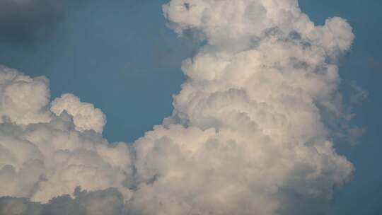 夏季天空云延时小清新蓝天白云夏天云朵飘动