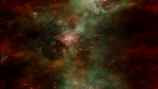模拟星系团形成视频素材模板下载
