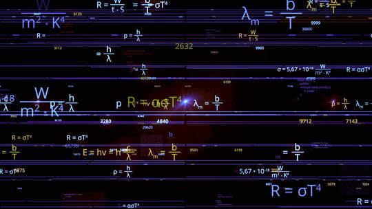 网络数据数学公式漂浮