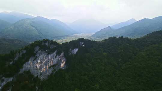 重庆五里坡国家级自然保护区葱坪全景