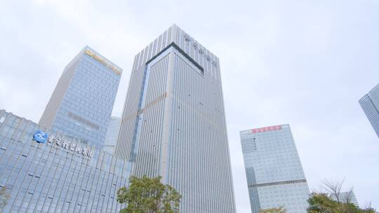 广西南宁五象新区城市街道街景