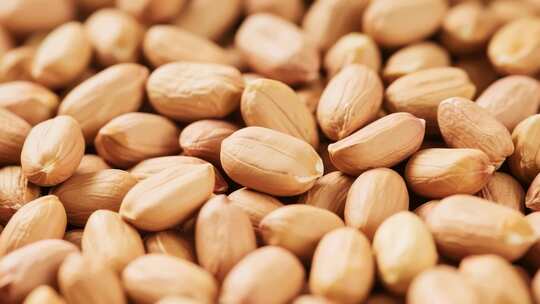 微距特写花生米食材