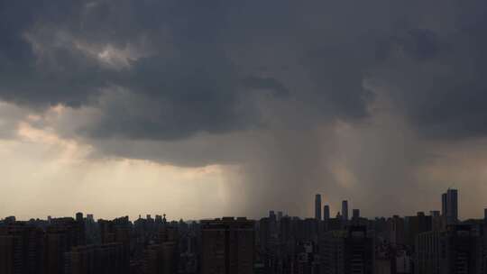 长沙局部暴雨雨幡【延时套组】