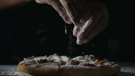 厨师制作披萨视频素材模板下载