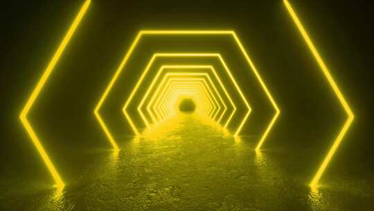 黄光暗隧道