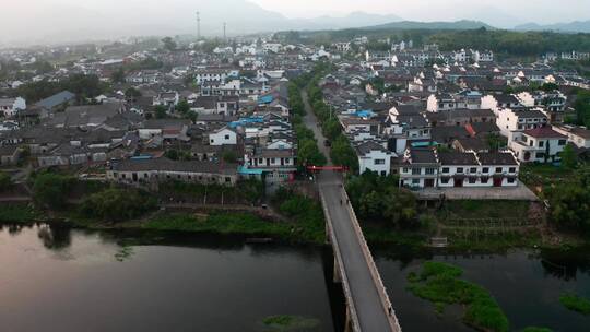 安徽省宣城市桃花潭风景区航拍风光