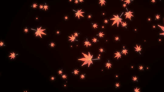 枫叶落叶 五叶枫叶树叶带透明通道 秋天