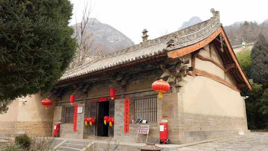 山西长治浊漳河谷龙门寺古建筑分镜素材