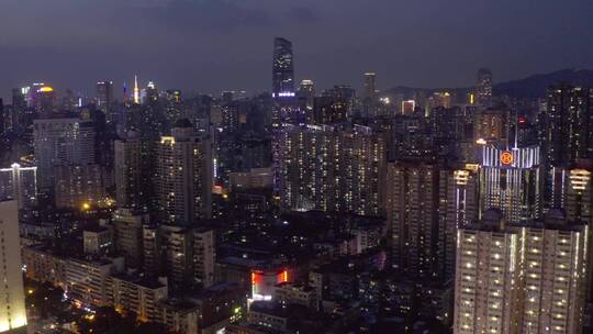 广州越秀夜景视频素材模板下载