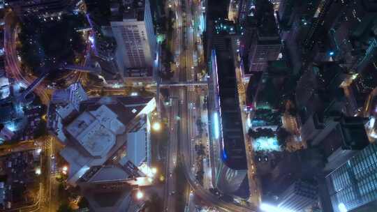 香港航拍夜景