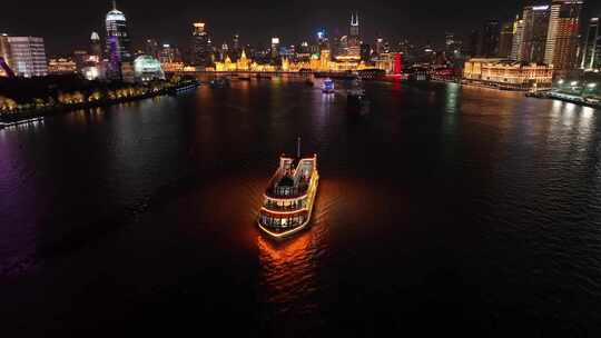 上海黄浦江夜景