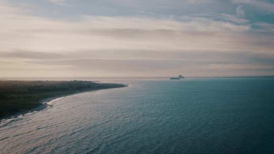 海，法国，海岸，海洋