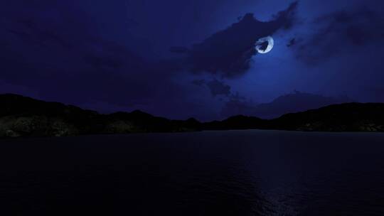 月亮 深夜 中秋之夜