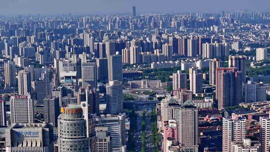 西安城市建筑高新区科技路建筑群