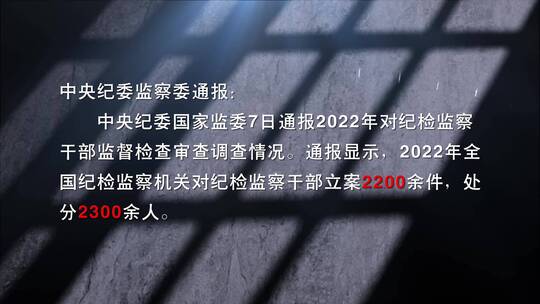 通报警示打字效果