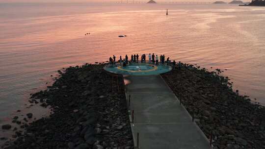 珠海海滩日出